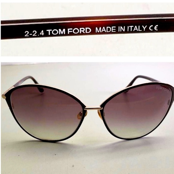 Tom Ford Gray/ Brown Tortoise Shell Sunglasses Prescription - Picture 1 of 10